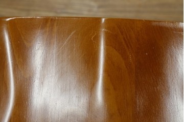 中古　柏木工(KASHIWA)　緩やかな曲線が美しいダイニングチェア4脚セット　(R-085531)