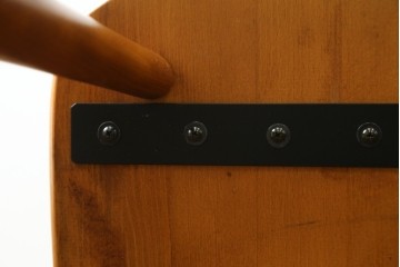 中古　柏木工(KASHIWA)　緩やかな曲線が美しいダイニングチェア4脚セット　(R-085531)