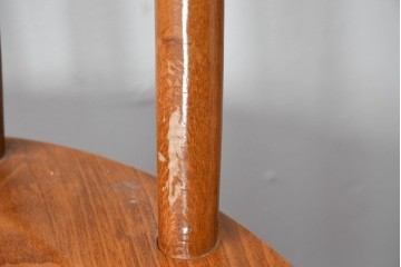 中古　柏木工(KASHIWA)　緩やかな曲線が美しいダイニングチェア4脚セット　(R-085531)