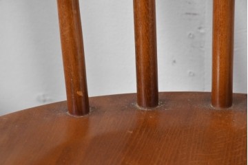 中古　柏木工(KASHIWA)　緩やかな曲線が美しいダイニングチェア4脚セット　(R-085531)