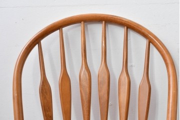 中古　柏木工(KASHIWA)　緩やかな曲線が美しいダイニングチェア4脚セット　(R-085531)