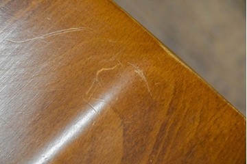 中古　柏木工(KASHIWA)　緩やかな曲線が美しいダイニングチェア4脚セット　(R-085531)