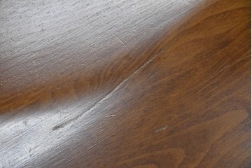 中古　柏木工(KASHIWA)　緩やかな曲線が美しいダイニングチェア4脚セット　(R-085531)