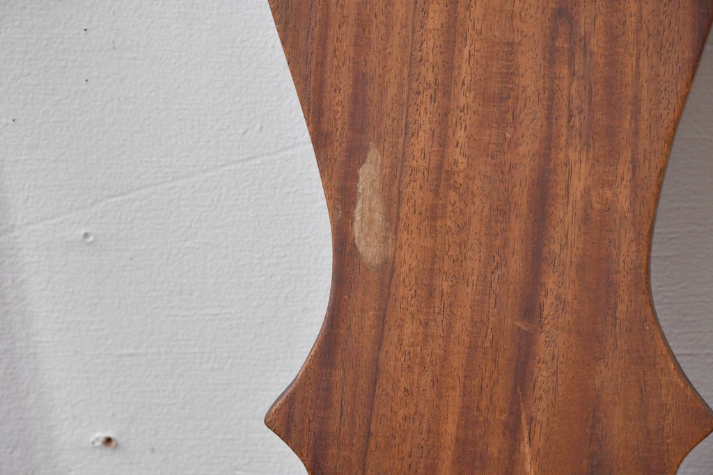 ヴィンテージ　チーク無垢材　花瓶型の優雅な曲線を描くクイーンアンチェア2脚セット　(R-085534)