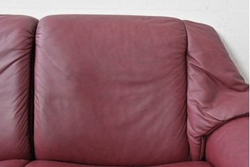 中古　美品　ノルウェー　EKORNES(エコーネス)　Stressless(ストレスレス)　包み込む座り心地の2人掛けソファ　定価約62万円相当　(R-085535)