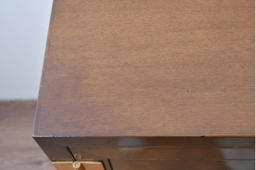 中古　美品　カリモク家具(karimoku)　domani(ドマーニ)　Morganton(モーガントン)　上品な木目が魅力のサイドボード　定価約50万円相当　(R-085536)