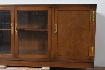 中古　美品　カリモク家具(karimoku)　domani(ドマーニ)　Morganton(モーガントン)　上品な木目が魅力のサイドボード　定価約50万円相当　(R-085536)