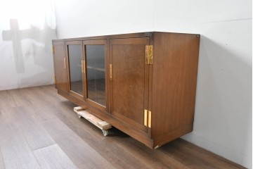 中古　美品　カリモク家具(karimoku)　domani(ドマーニ)　Morganton(モーガントン)　上品な木目が魅力のサイドボード　定価約50万円相当　(R-085536)