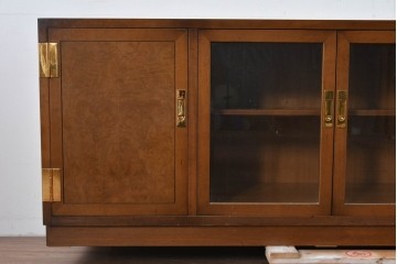 中古　美品　カリモク家具(karimoku)　domani(ドマーニ)　Morganton(モーガントン)　上品な木目が魅力のサイドボード　定価約50万円相当　(R-085536)