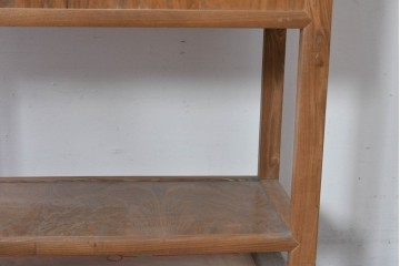 和製ヴィンテージ　松本民芸家具　特注カラー　#506型　温かみのある雰囲気を感じられる朝鮮棚　定価約23万円相当　(R-085538)