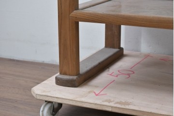 和製ヴィンテージ　松本民芸家具　特注カラー　#506型　温かみのある雰囲気を感じられる朝鮮棚　定価約23万円相当　(R-085538)