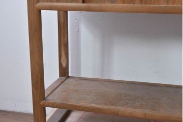 和製ヴィンテージ　松本民芸家具　特注カラー　#506型　温かみのある雰囲気を感じられる朝鮮棚　定価約23万円相当　(R-085538)