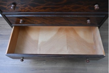 中古　美品　松本民芸家具　A型和タンス　端正な意匠と美しい杢目が魅力の重ね箪笥　定価約82万円相当　(R-085539)