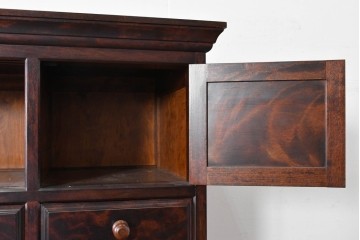 中古　美品　松本民芸家具　A型和タンス　端正な意匠と美しい杢目が魅力の重ね箪笥　定価約82万円相当　(R-085539)