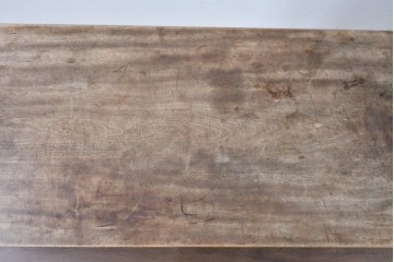 和製ヴィンテージ　大振りサイズ　楓(カエデ)材　存在感のある無垢の質感が魅力のローテーブル　(R-085544)