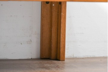 中古　カリモク家具(karimoku)　domani(ドマーニ)　Morganton(モーガントン)　ライトコニャック色　収納に便利な引き出し付きのセンターテーブル　定価約25万円　(R-085545)