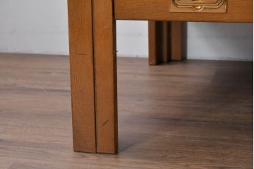 中古　カリモク家具(karimoku)　domani(ドマーニ)　Morganton(モーガントン)　ライトコニャック色　収納に便利な引き出し付きのセンターテーブル　定価約25万円　(R-085545)