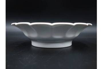 デンマーク製　ROYAL COPENHAGEN(ロイヤルコペンハーゲン)　ブルーフラワー アンギュラー　シェルディッシュ　上品な佇まいのサラダボウル5点セット　(R-085552)