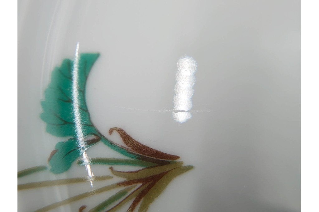 フランスヴィンテージ　LIMOGES(リモージュ)　HAVILAND(アビランド)　Imperatrice Eugenie(アンペラトリスユジェニー)　スミレ柄のトリオ4客セット　(R-085562)