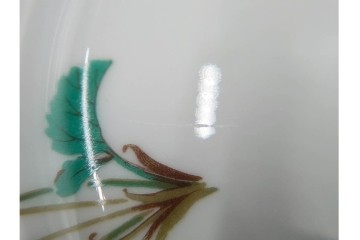 フランスヴィンテージ　LIMOGES(リモージュ)　HAVILAND(アビランド)　Imperatrice Eugenie(アンペラトリスユジェニー)　スミレ柄のトリオ4客セット　(R-085562)