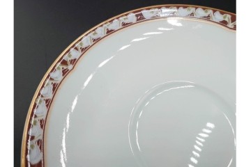 フランスヴィンテージ　LIMOGES(リモージュ)　HAVILAND(アビランド)　Imperatrice Eugenie(アンペラトリスユジェニー)　スミレ柄のトリオ4客セット　(R-085562)