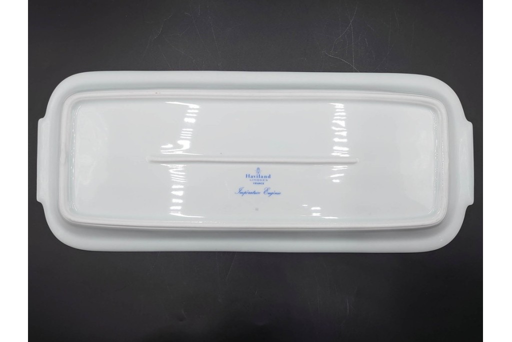 フランスヴィンテージ　LIMOGES(リモージュ)　HAVILAND(アビランド)　Imperatrice Eugenie(アンペラトリスユジェニー)　スミレ柄のポット・シュガーポット・クリーマー・トレーセット　(R-085564)