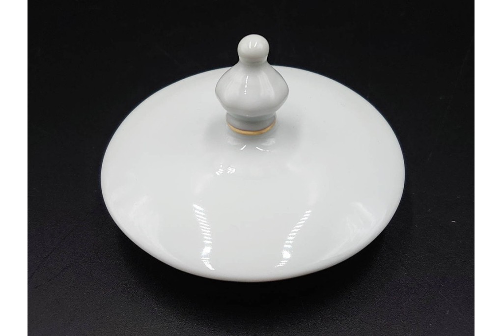 フランスヴィンテージ　LIMOGES(リモージュ)　HAVILAND(アビランド)　Imperatrice Eugenie(アンペラトリスユジェニー)　スミレ柄のポット・シュガーポット・クリーマー・トレーセット　(R-085564)