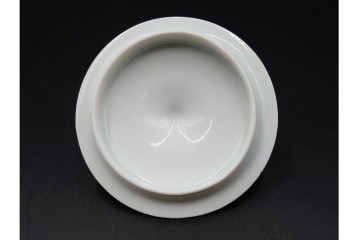 フランスヴィンテージ　LIMOGES(リモージュ)　HAVILAND(アビランド)　Imperatrice Eugenie(アンペラトリスユジェニー)　スミレ柄のポット・シュガーポット・クリーマー・トレーセット　(R-085564)