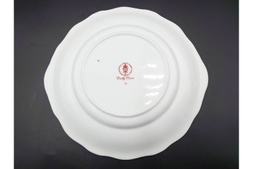 イギリス　ROYAL CROWN DERBY(ロイヤルクラウンダービー)　ポジー　B&Bプレート・コンポート・ボウル・スクエアプレート等の洋食器9点セット　(R-085565)