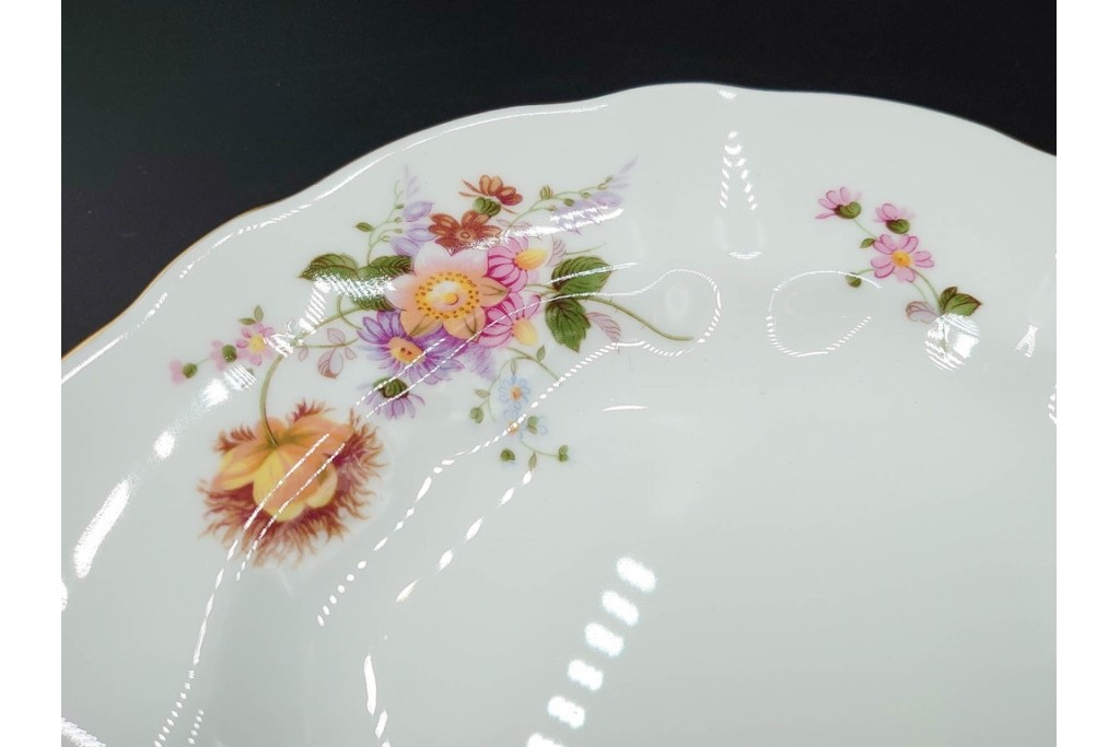 イギリス　ROYAL CROWN DERBY(ロイヤルクラウンダービー)　ポジー　B&Bプレート・コンポート・ボウル・スクエアプレート等の洋食器9点セット　(R-085565)