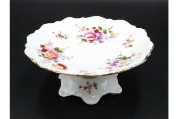 イギリス　ROYAL CROWN DERBY(ロイヤルクラウンダービー)　ポジー　B&Bプレート・コンポート・ボウル・スクエアプレート等の洋食器9点セット　(R-085565)