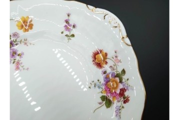 イギリス　ROYAL CROWN DERBY(ロイヤルクラウンダービー)　ポジー　B&Bプレート・コンポート・ボウル・スクエアプレート等の洋食器9点セット　(R-085565)