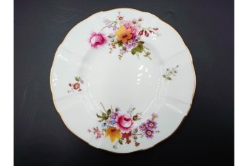 イギリス　ROYAL CROWN DERBY(ロイヤルクラウンダービー)　ポジー　B&Bプレート・コンポート・ボウル・スクエアプレート等の洋食器9点セット　(R-085565)