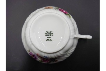 イタリア　Richard Ginori(リチャードジノリ)　サックスフラワー　カップ&ソーサー・プレートのトリオ5客セット　(R-085566)