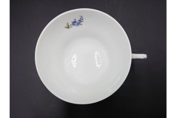 イタリア　Richard Ginori(リチャードジノリ)　サックスフラワー　カップ&ソーサー・プレートのトリオ5客セット　(R-085566)