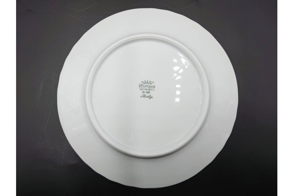 イタリア　Richard Ginori(リチャードジノリ)　サックスフラワー　カップ&ソーサー・プレートのトリオ5客セット　(R-085566)