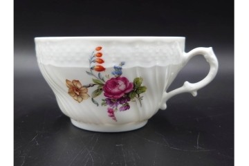 イタリア　Richard Ginori(リチャードジノリ)　サックスフラワー　カップ&ソーサー・プレートのトリオ5客セット　(R-085566)