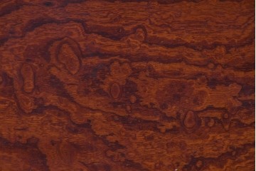 和製アンティーク　総欅材　縁(黒柿材)　欅材の美しい杢目を楽しめる長火鉢　(R-085589)