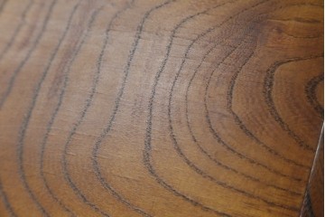 中古　岩谷堂箪笥　格子戸の意匠が目を引く水屋箪笥キャビネット　(R-085591)