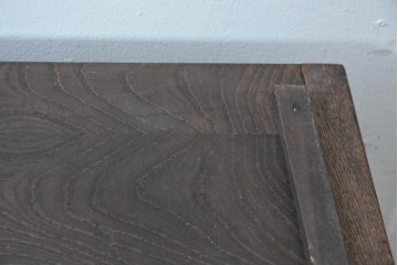 《天板取り付け加工費込み》　中古　岩谷堂箪笥　重厚な金具が目を引く水屋箪笥サイドボード　(R-085592)