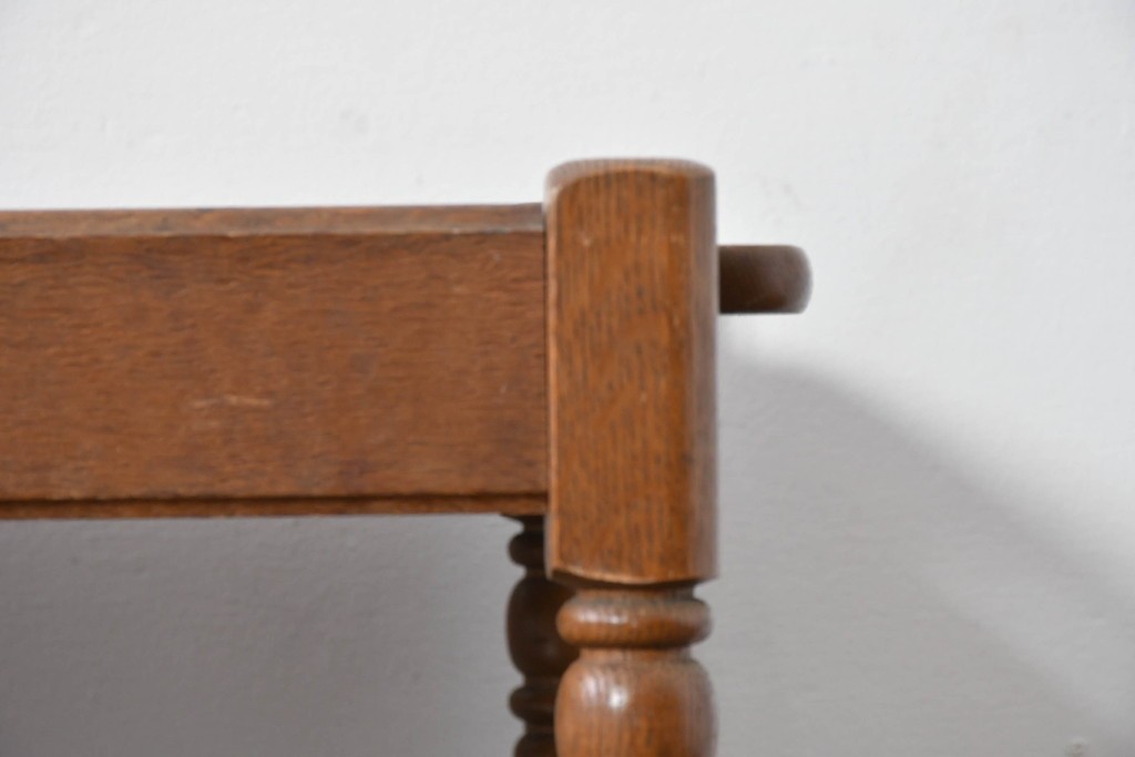 和製ヴィンテージ　オールドカリモク　カリモク家具(karimoku)　持ち手付きトレイ天板のコンソールテーブル　(R-085594)