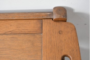 和製ヴィンテージ　オールドカリモク　カリモク家具(karimoku)　持ち手付きトレイ天板のコンソールテーブル　(R-085594)