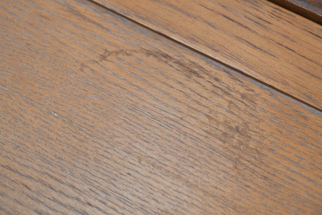 和製ヴィンテージ　オールドカリモク　カリモク家具(karimoku)　持ち手付きトレイ天板のコンソールテーブル　(R-085594)