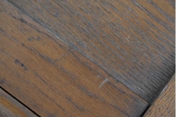 和製ヴィンテージ　オールドカリモク　カリモク家具(karimoku)　持ち手付きトレイ天板のコンソールテーブル　(R-085594)