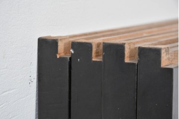 ヴィンテージ建具　高級品　希少　エッチングガラス入り書院戸4枚セット　(R-085598)