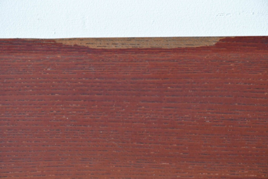 アンティーク建具　明治から大正期　重厚な金具が立派な富山格子蔵戸1枚　(R-085604)