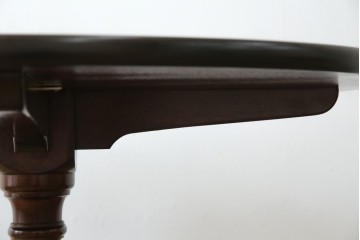 中古　松本民芸家具　A-I型丸卓　重厚で安定感のあるデザインのラウンドテーブル　(R-085608)