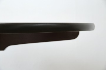 中古　松本民芸家具　A-I型丸卓　重厚で安定感のあるデザインのラウンドテーブル　(R-085608)