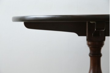 中古　松本民芸家具　A-I型丸卓　重厚で安定感のあるデザインのラウンドテーブル　(R-085608)