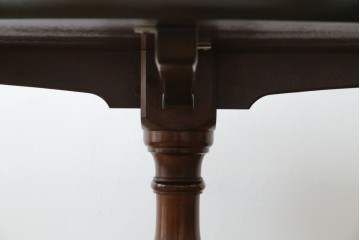 中古　松本民芸家具　A-I型丸卓　重厚で安定感のあるデザインのラウンドテーブル　(R-085608)